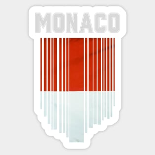 Monaco flag Sticker